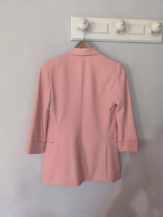 Blazer rosa Bershka