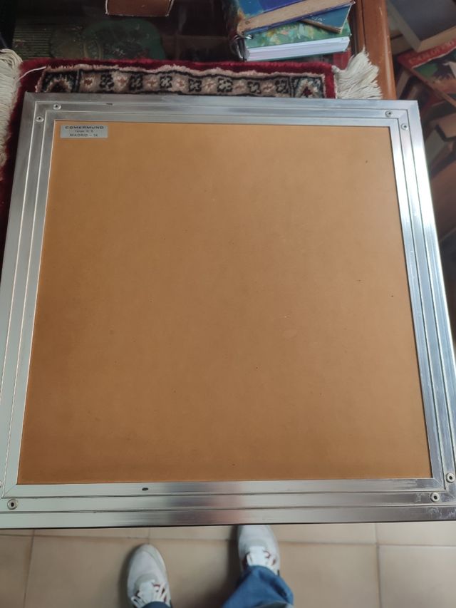 Tabla de ajedrez para fichas metalicas