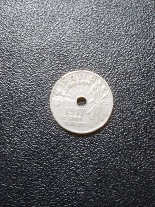 2,5 Ptas. moneda España 1987