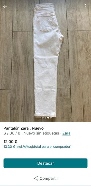 Pantalón Zara nuevo