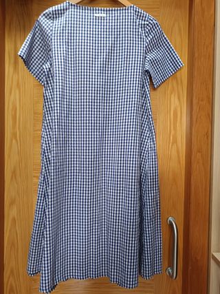 Vestido Vichy Azul Humility