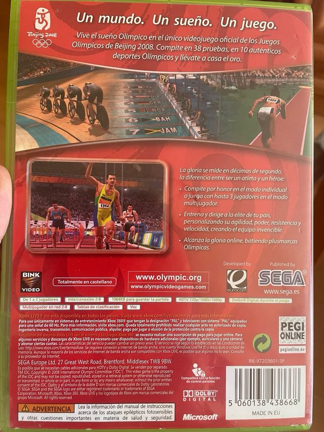 Pequim 2008 Xbox 360 PAL
