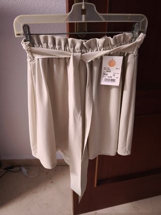 Shorts beige mujer - Talla S