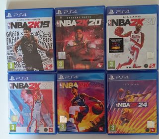 6 Juegos NBA 2K PS4 (PlayStation 4)
