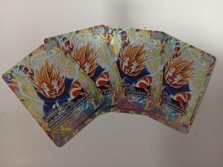 4 cartas Dragon Ball Vegeta Winner