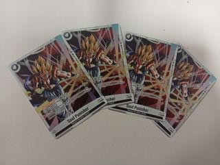 4x Carta Dragon Ball Super - Soul Punisher