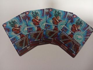 4 cartas Dragon Ball Son Goku