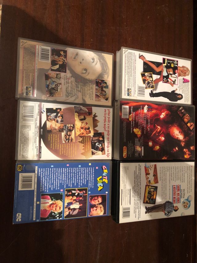 Lote 6 VHS Comedia Española