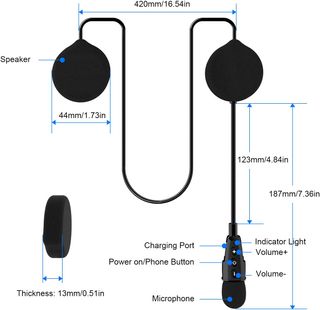 Auriculares Bluetooth 5.1 para moto