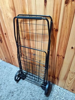 Carro compra plegable metálico