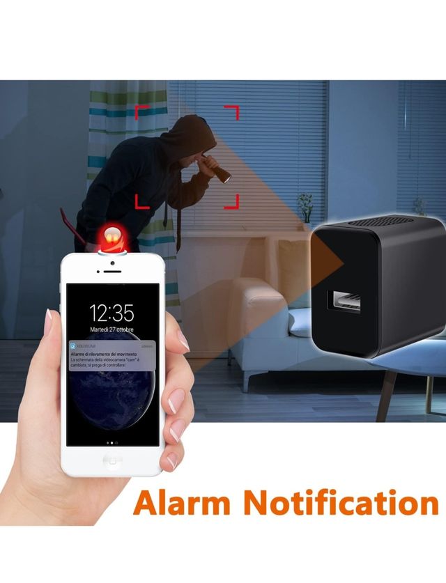 Cámara Espía WiFi Oculta