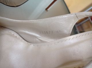 Zapatos Lodi novia color perla (beige), talla 40