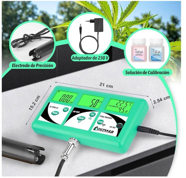 Monitor UIUZMAR pH EC TDS