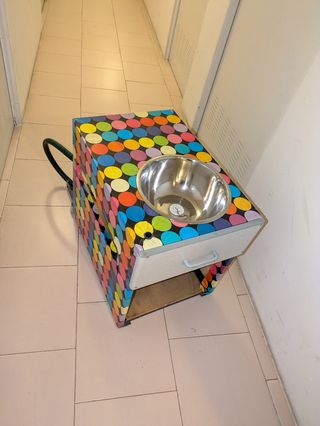 Fregadero portátil camper