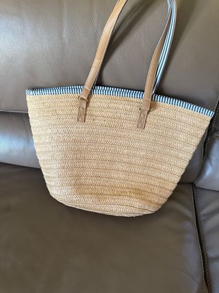 Bolso paja J.S. Ondo beige