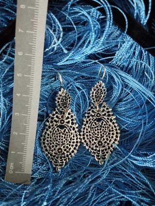Bisutería plata - Collar y pendientes