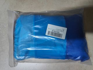 Telo mare leggero blu