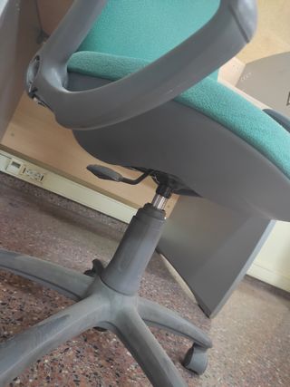 Silla oficina giratoria verde