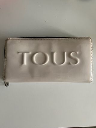 Cartera TOUS beige