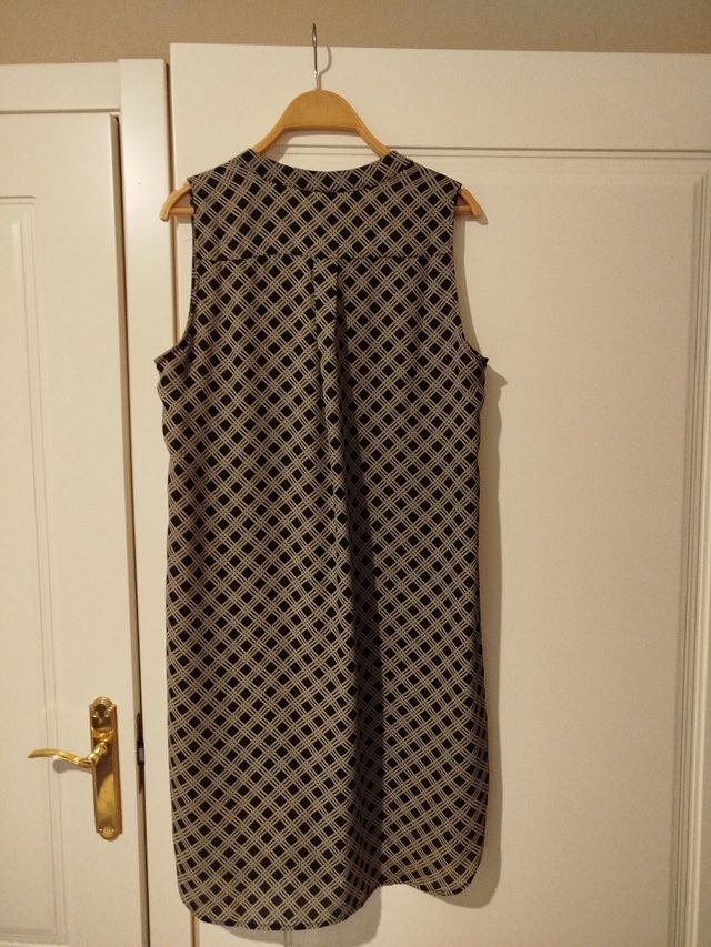 Vestido verano talla 40 - beige/negro
