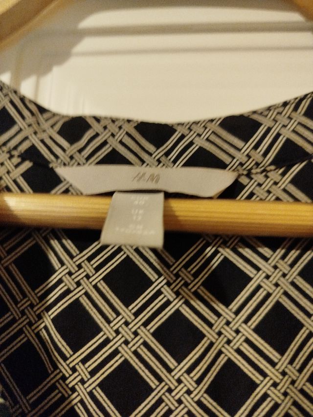 Vestido verano talla 40 - beige/negro