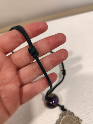 Colgante nuevo con nudos correderos 