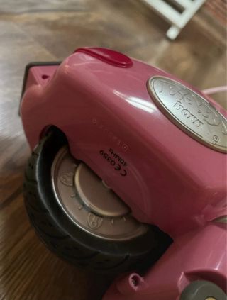 Moto Vespa rosa juguete niña
