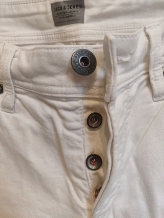 Shorts Jack & Jones blancos talla S