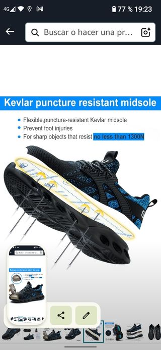 Zapatillas seguridad unisex