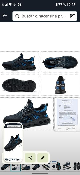 Zapatillas seguridad unisex