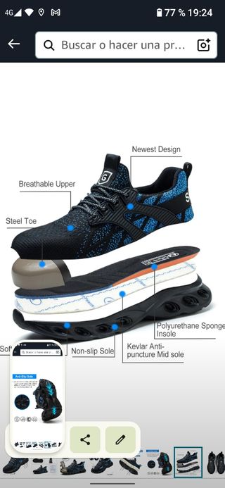 Zapatillas seguridad unisex