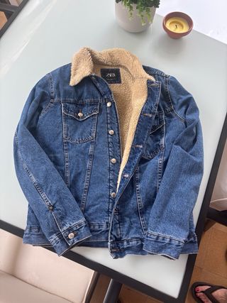 Chaqueta vaquera Zara azul