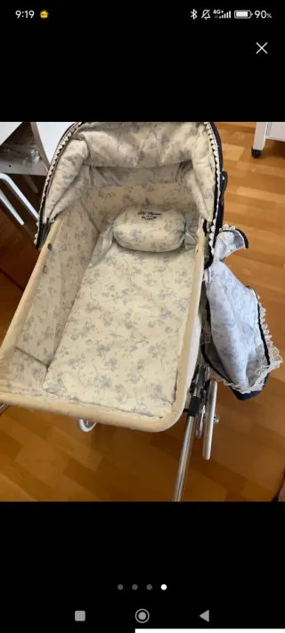 Carro bebé reborn plgable + bolsa, es el más alto