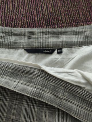 Falda Laga XS - Falda marrón beis