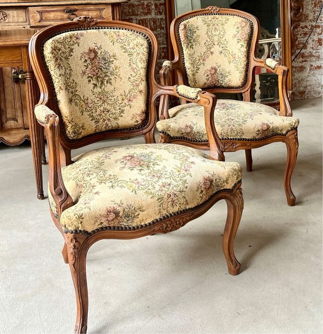 Butacas Luis XV - 2 unidades