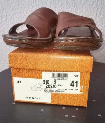 Sandalias Porronet Piel Marrón 41