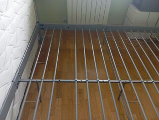 Cama metalica 200x200 gris