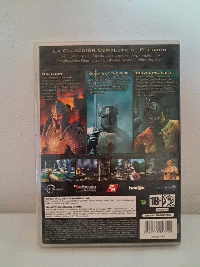 Oblivion Juego del Año PC