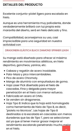 Piolets Black Diamond