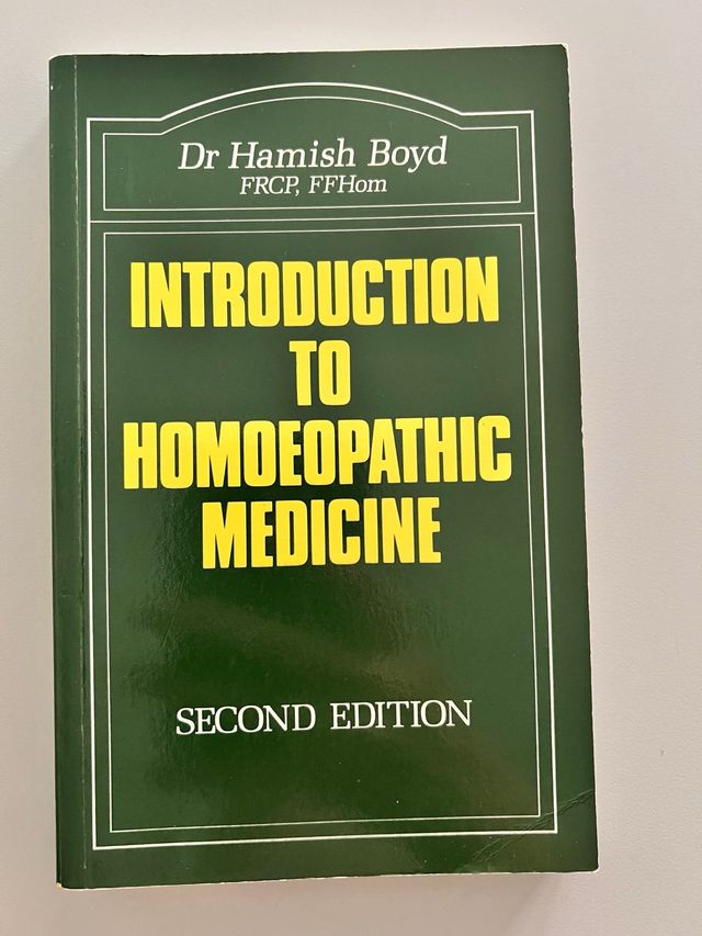 Introduction to Homoeopathic Medicine