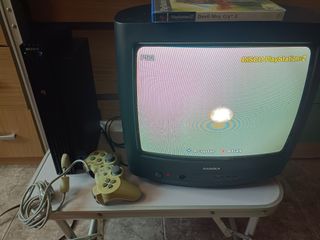 PLAYSTATION 2 FAT NEGRA FUNCIONANDO
