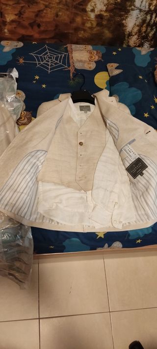 Traje arras de lino niño - 8 años
