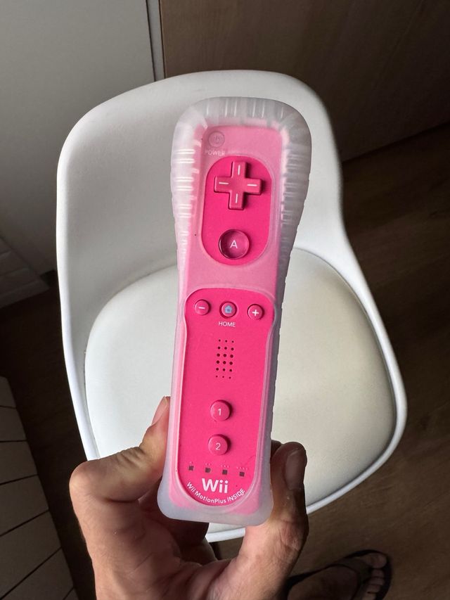 Wii Remote rosa Nintendo