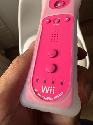 Wii Remote rosa Nintendo