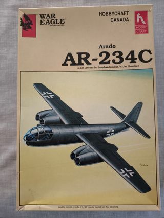 Maqueta bombardero Arado AR-234C  Hobbycraf 1:48