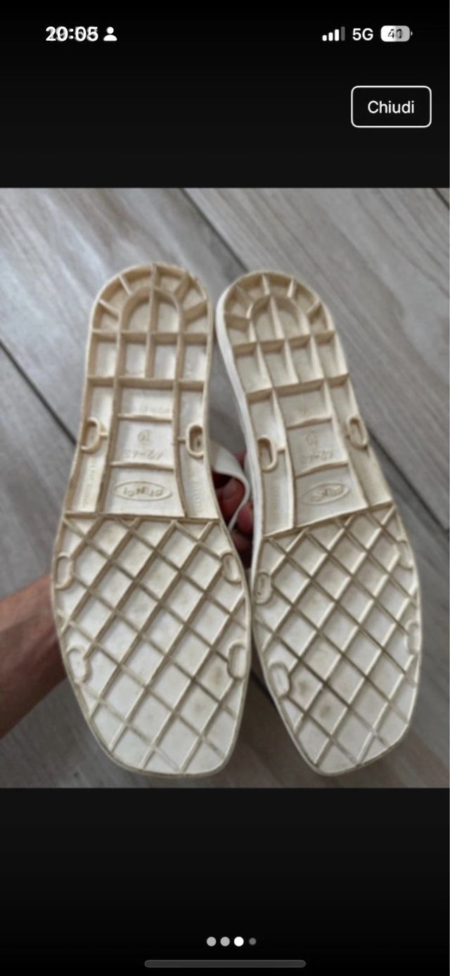 Sandali Sensi bianchi uomo