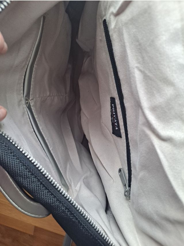 Bolso PRIVATA negro y gris