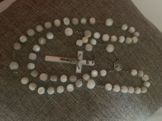 Rosario nácar antiguo