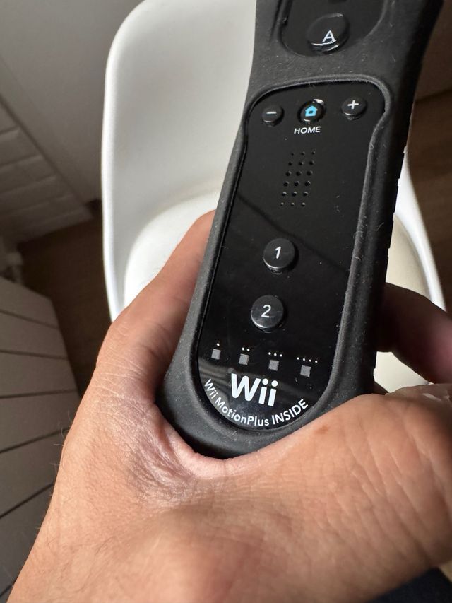 Wii Remote + MotionPlus Negro - Nintendo