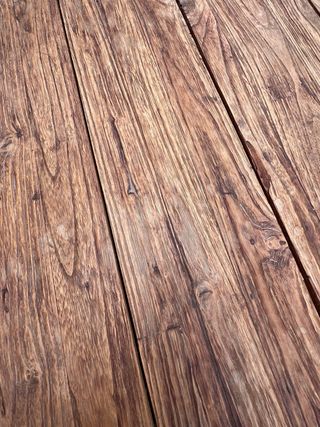 Mesa jardín madera maciza 4 sillas